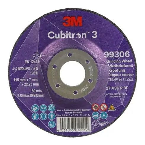 3M CUBITRON Disque à ébarber 3 115x7mm 36+