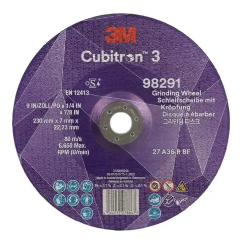 3M CUBITRON Disque à ébarber 3 230 x 7 mm P36+