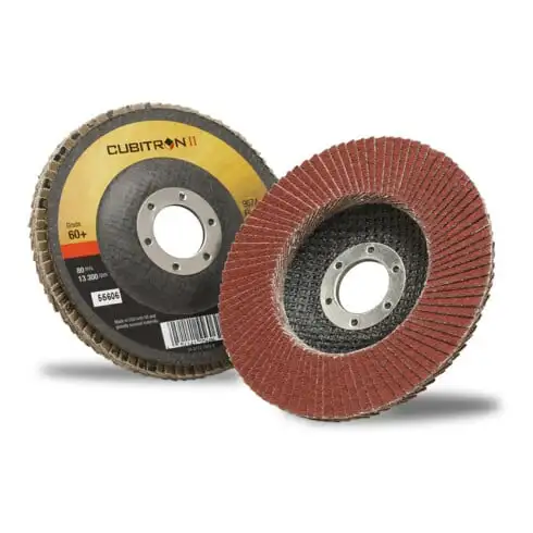 3M Disque abrasif à lamelles 967A convexe 125 mm K80