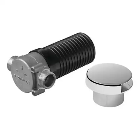 Duravit Interrupteur de conduite encastré 3/4", chrome