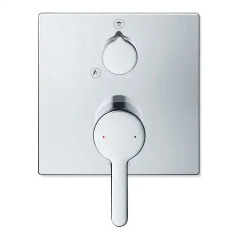 Duravit Kit de montage C.1 Mitigeur douche encastré, avec inverseur, carré, chrome