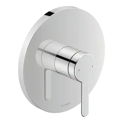 Duravit Kit de montage C.1 Mitigeur douche encastré, rond, chrome