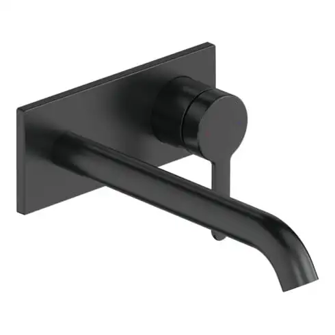 Duravit Kit de montage C.1 Mitigeur lavabo encastré, projection 225 mm, noir mat