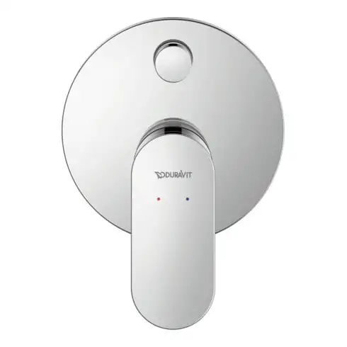 Duravit Kit de montage prêt à l'emploi Wave UP-WA.-EHM, avec rappel automatique, chrome