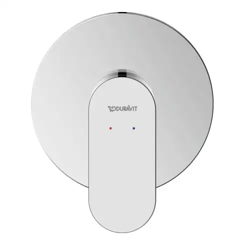 Duravit Kit de montage Wave Mitigeur monocommande pour douche UP, chrome