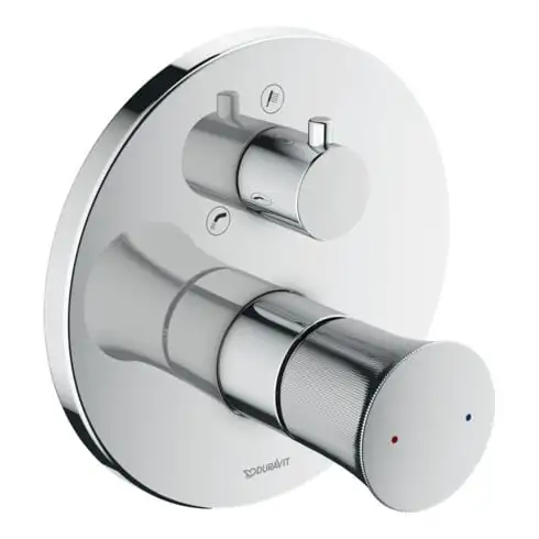 Duravit Set de montage White Tulip Mitigeur baignoire encastré, chrome, avec inverseur