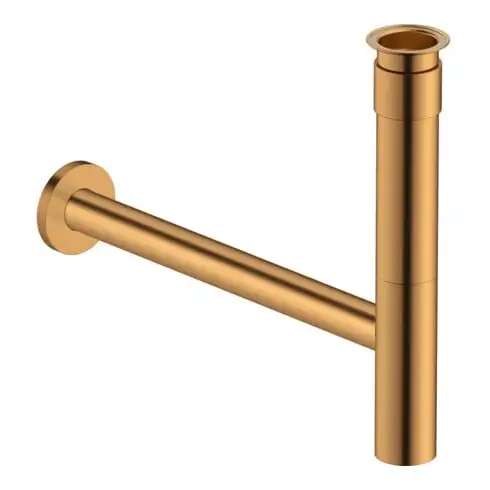 Duravit Siphon design pour lavabos, bronze brossé