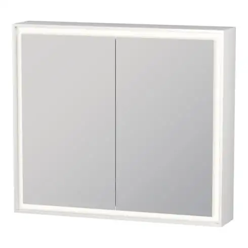 Duravit Vis à aggloméré pour lavabo L-Cube 80x70x15,5cm, blanc, porte droite/gauche
