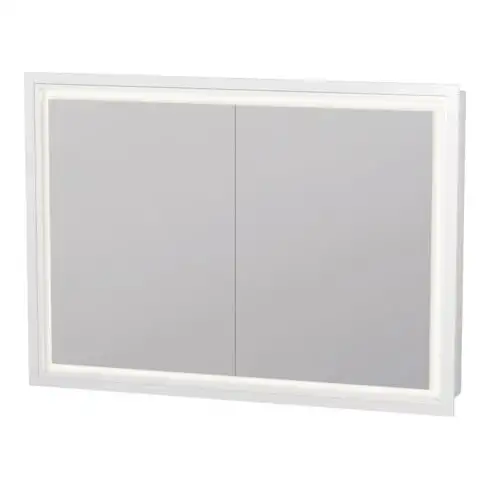 Duravit Vis pour panneau avec arrêt de porte L-Cube LED, 100x70x15,5 cm, graphite mat