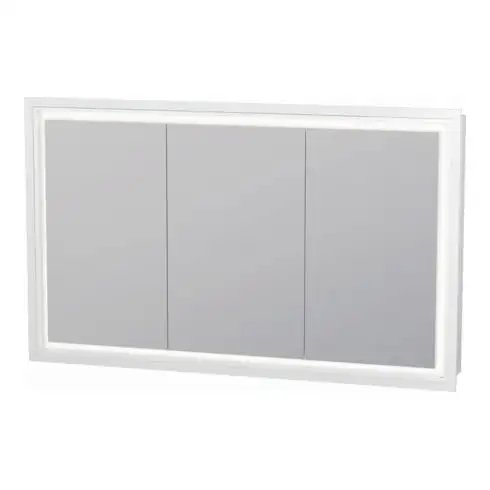 Duravit Vis pour panneau avec arrêt de porte L-Cube LED, 120x70x15,5 cm, graphite mat