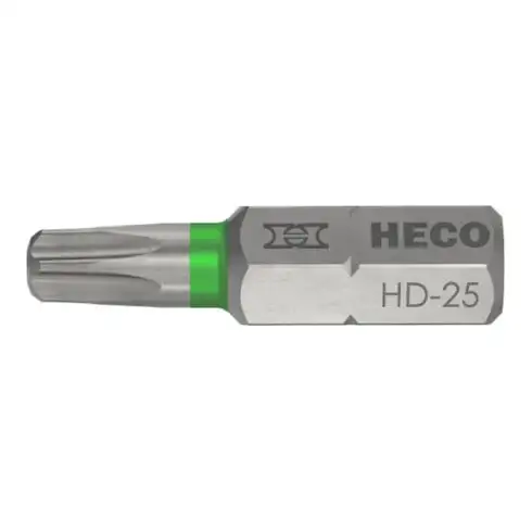 Embouts, HECO-Drive, HD-25, vert, 10 pcs.