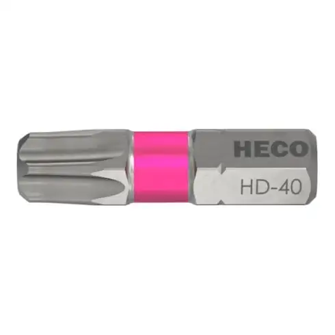 Embouts, HECO-Drive, HD-40, rose, 10 pcs.