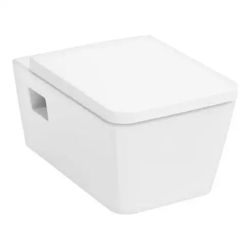 hansgrohe WC mural EluPura Original Q avec siège WC, blanc