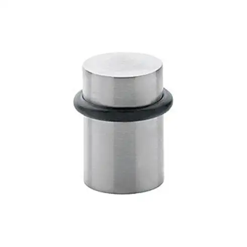 HOPPE Butoir de porte au sol E498, H 45 mm, Ø 37 mm, inox mat sans blocage de rotation