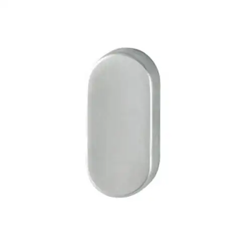 HOPPE Rosace de clé FH FS-E55S, ovale, inox mat, aveugle