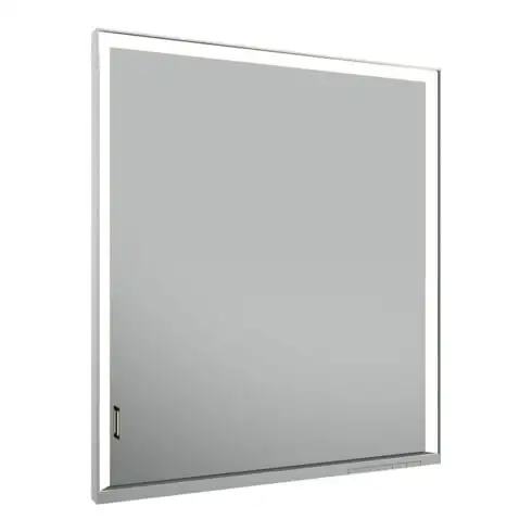 Keuco Vis pour panneau porte longue Royal Lumos 65x73x16cm, blanc, 1 vantail, avec tablette