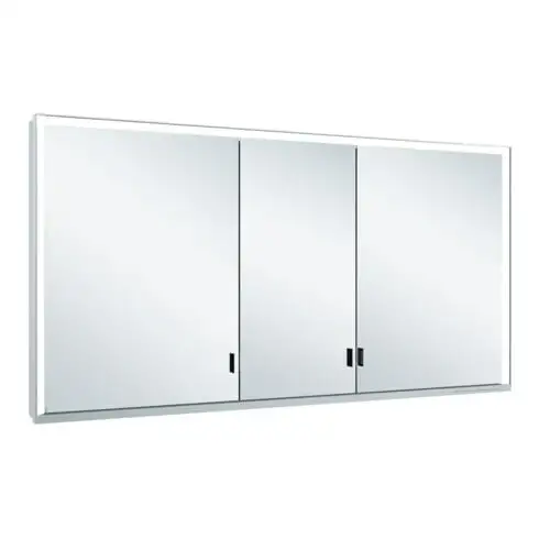 Keuco Vis pour panneau portes longues Royal Lumos 140x73x13cm, o Abl, WV, 3-p., si-élox