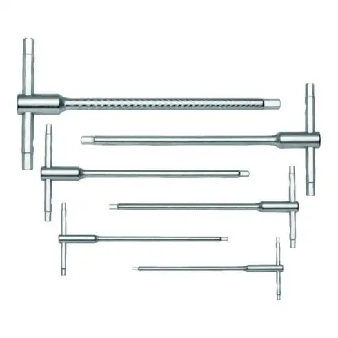 PB Swiss Tools Jeu de tournevis à poignée T avec poignée coulissante 6 pièces 3-10mm
