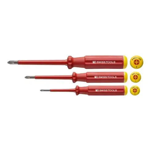 PB Swiss Tools Set de tournevis VDE 3 pièces PH en boîte Classic