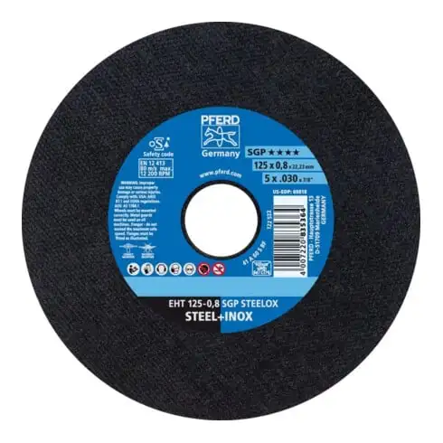 Pferd Disque à tronçonner X-Slim A60SSGP-INOX 125x0,8 mm