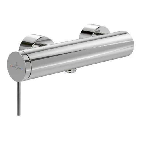 V&B V&B Mitigeur de douche à levier Loop & Friends avec clapet anti-retour, montage mural, chrome