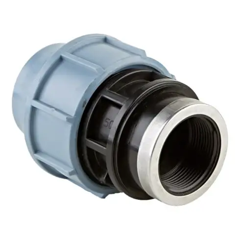 Wilo Raccord à serrage en PE, 1 1/4" FPT sur tube 50 mm d=